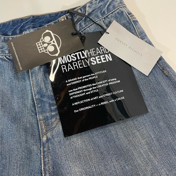 MHRS Mostly Heard Rarely Seen "Helter Skelter Jeans" Men's size 30 BNWT - Picture 5 of 13